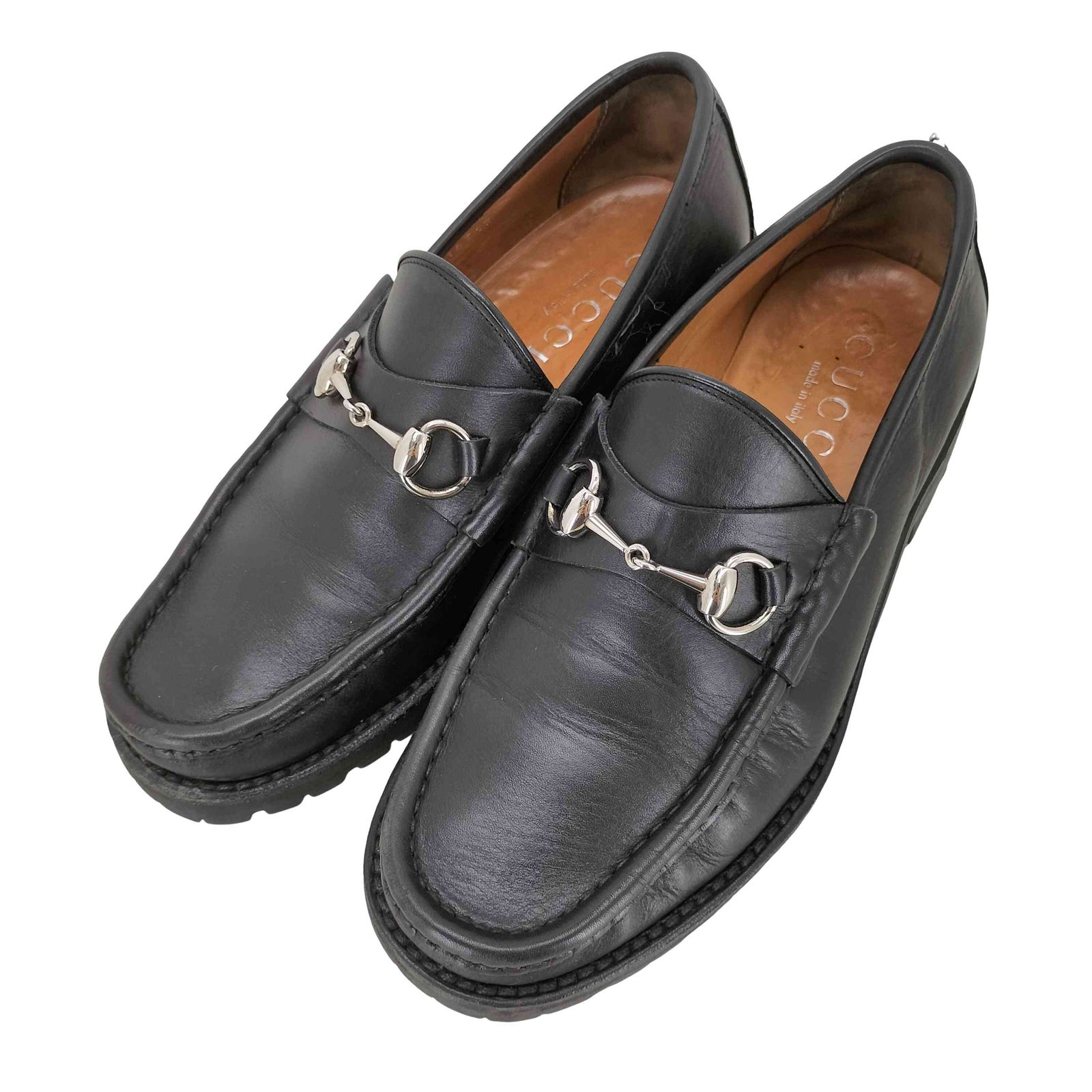 グッチ GUCCI ホースビットローファー メンズ 41 - メルカリ