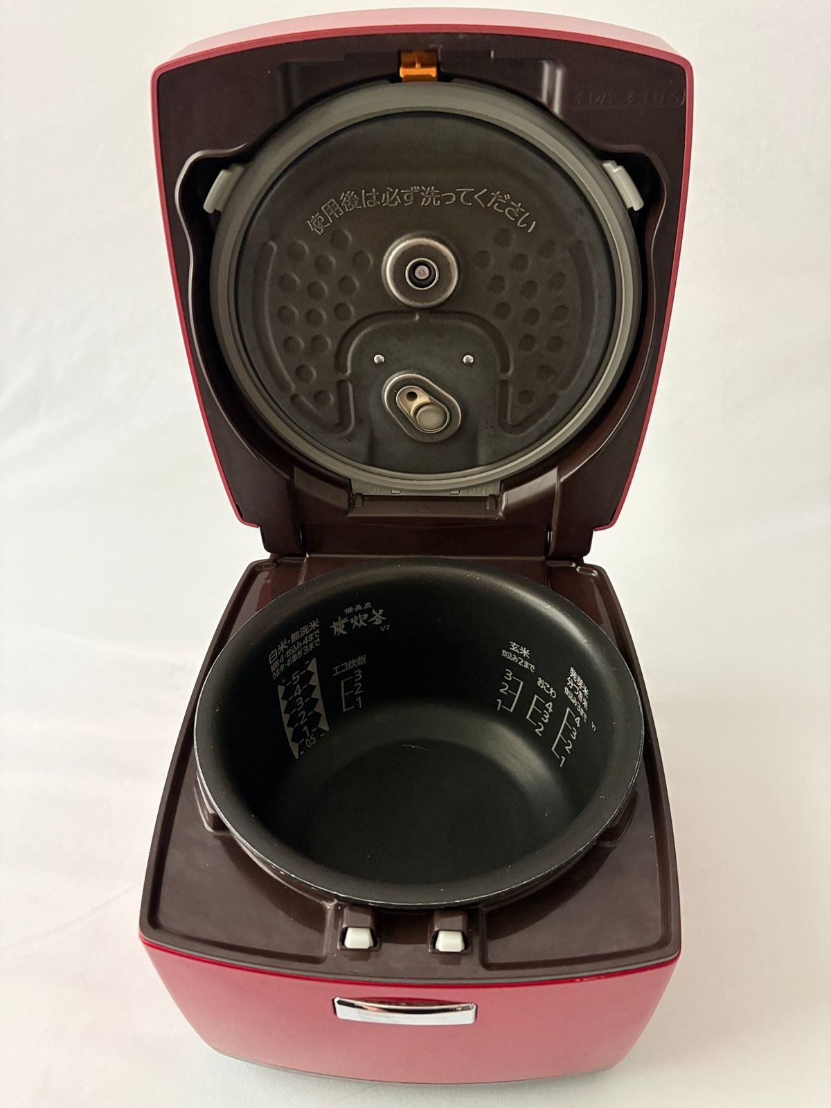 【新品未開封】三菱 NJ-VX107-R 炊飯器 ルビーレッド ○ ミツビシ MITSUBISHI IH炊飯器 NJ-VX107-R 5.5合 備長炭炭炊釜 連続