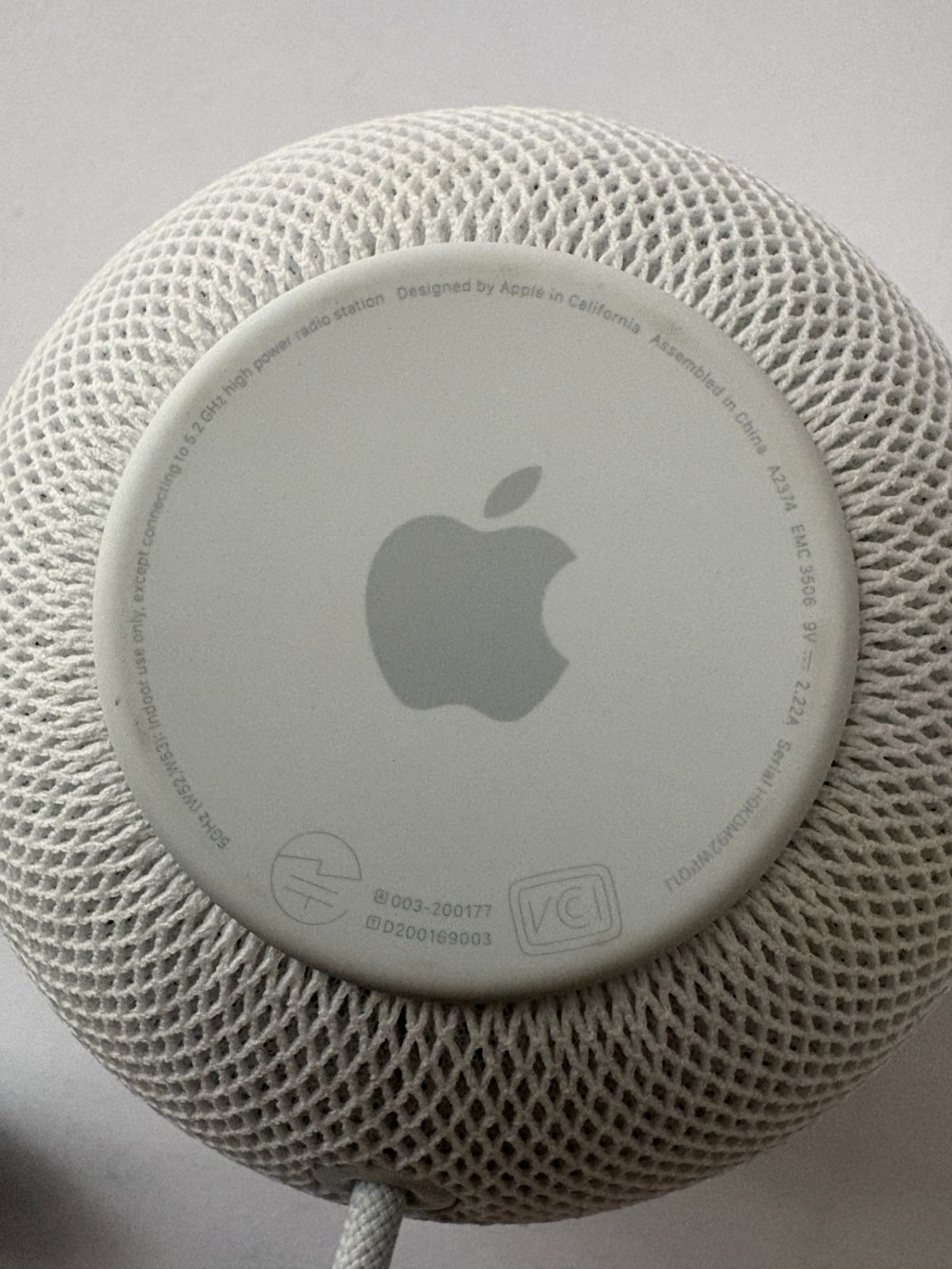 ○ アップル Apple スマートスピーカー HomePodmini MY5H2J/A ホワイト