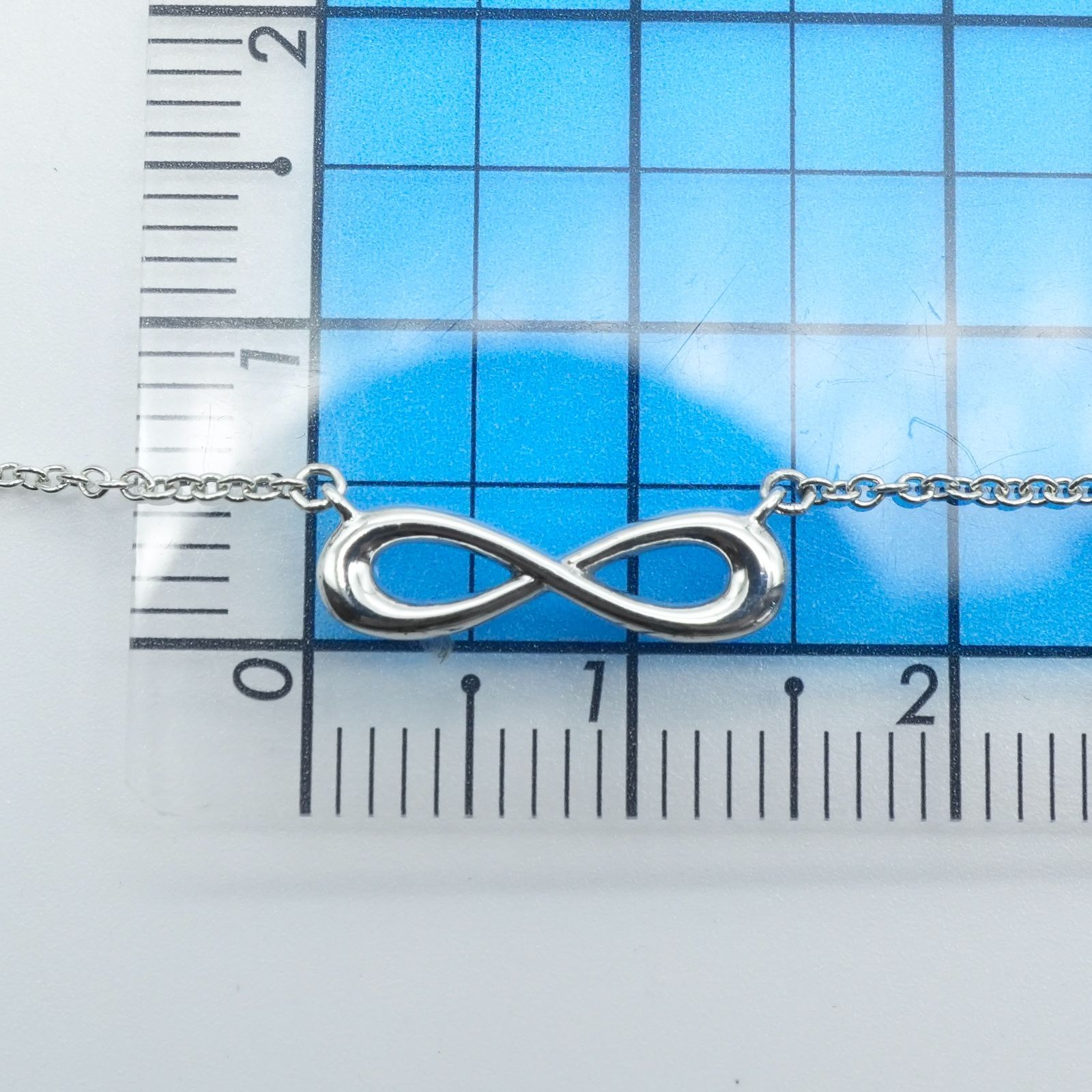 極美品 ティファニー インフィニティ シルバー ネックレス /25-3807