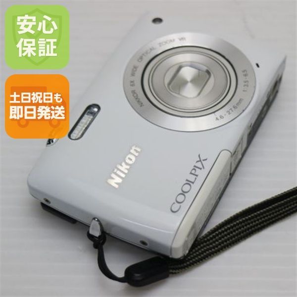 良品中古 COOLPIX S4300 シェルホワイト 即日発送 デジカメ Nikon デジタルカメラ 本体 土日祝発送OK