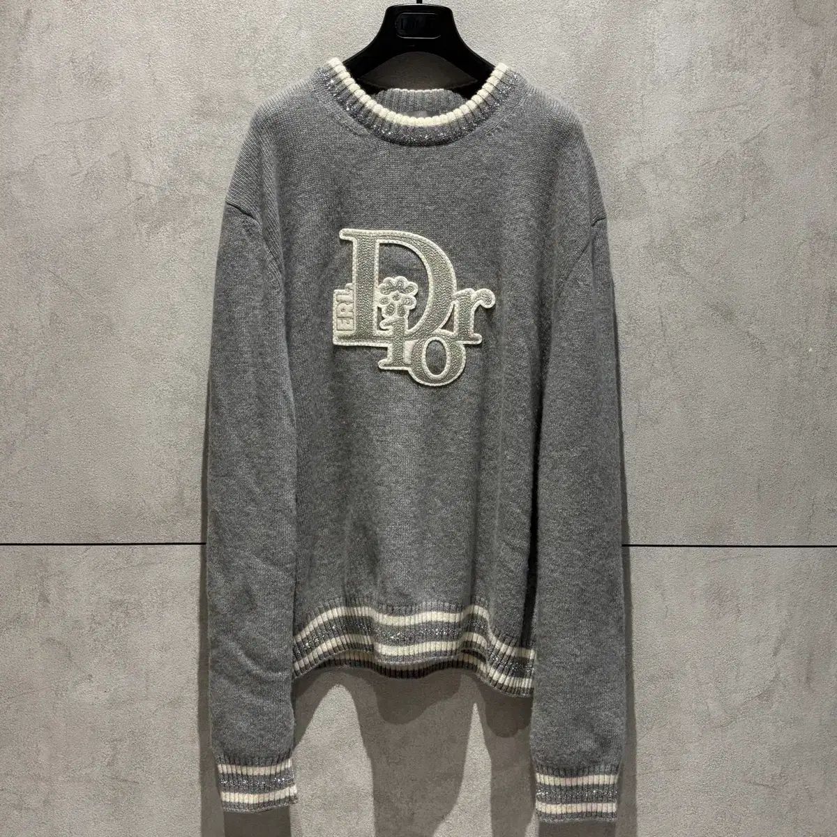 XL Dior X ERL ウール カシミア ニット