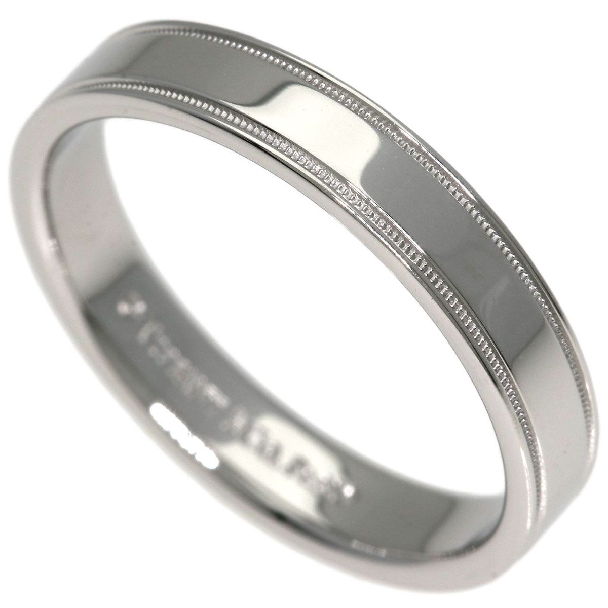 TIFFANY&Co. ティファニー ダブルミルグレイン リング・指輪 PT950