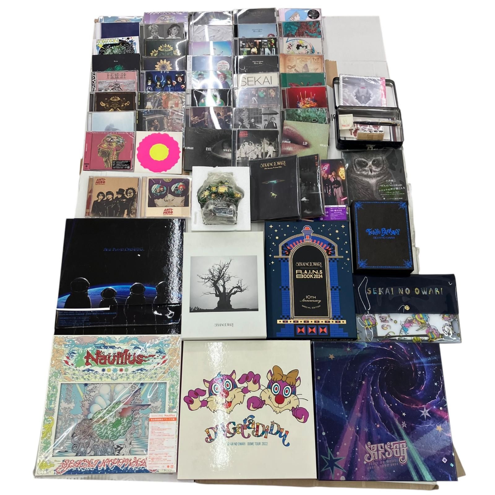 186000 現状品 SEKAINOOWARI・CD・DVD・グッズ 57点まとめ売り