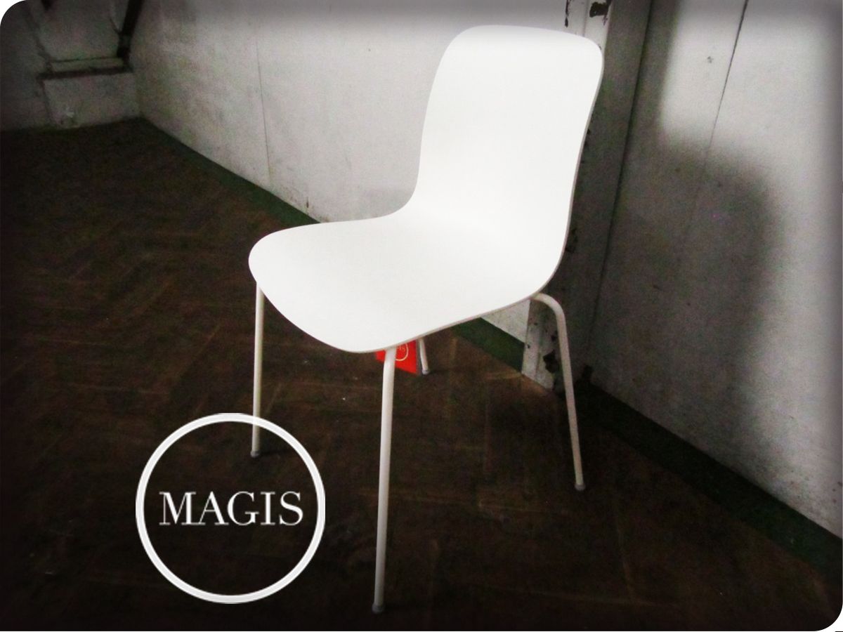 ■展示品/未使用品/MAGIS/高級/SUBSTANCE/サブスタンス/Naoto Fukasawa/SD5041/steel legs white5110/white1735c/チェア/6万円/yykn929m