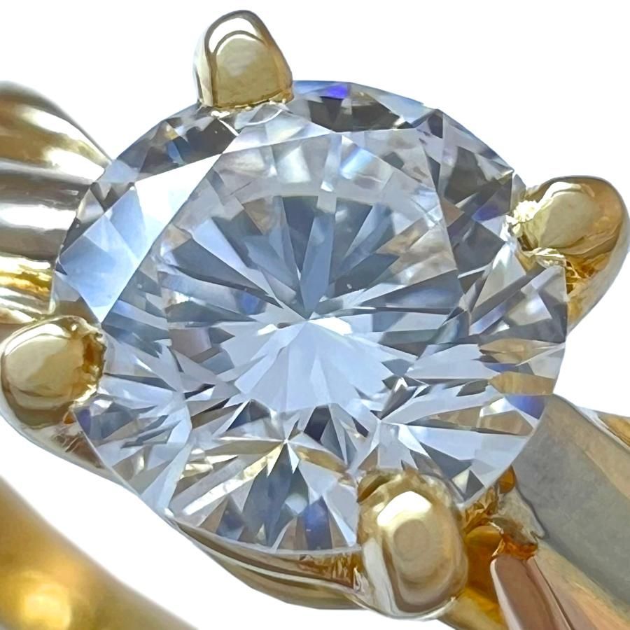 CARTIER カルティエ トリニティ ソリテール リング ダイヤ 0.31ct 750 