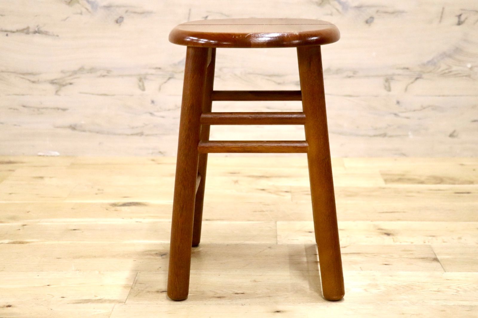 GMIK196○karimoku / カリモク スツール 椅子 ヴィンテージ 飾り台