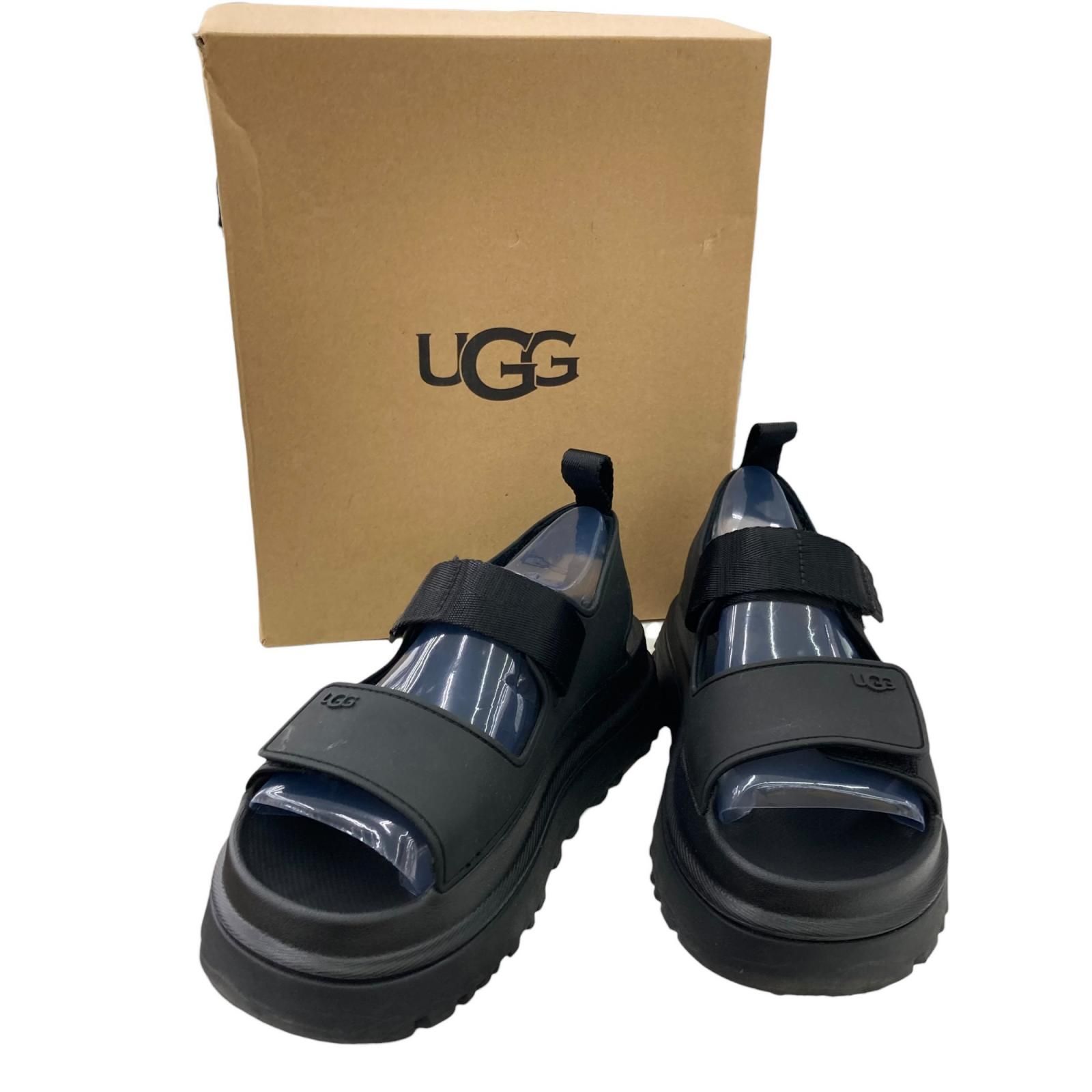 186000 現状品 UGG アグ サンダル S/N 1152685 23cm ブラック 