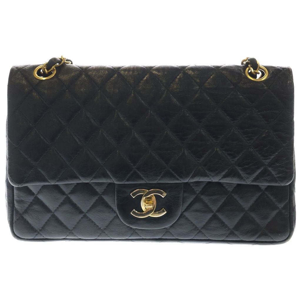 CHANEL (シャネル) マトラッセ25 ラムスキン ゴールド金具 ダブル