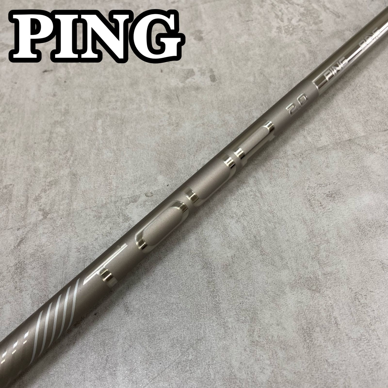 PING TOUR 2.0 CHROME 85 メンズゴルフ ユーティリティ用シャフト カーボン S UT ピンスリーブ