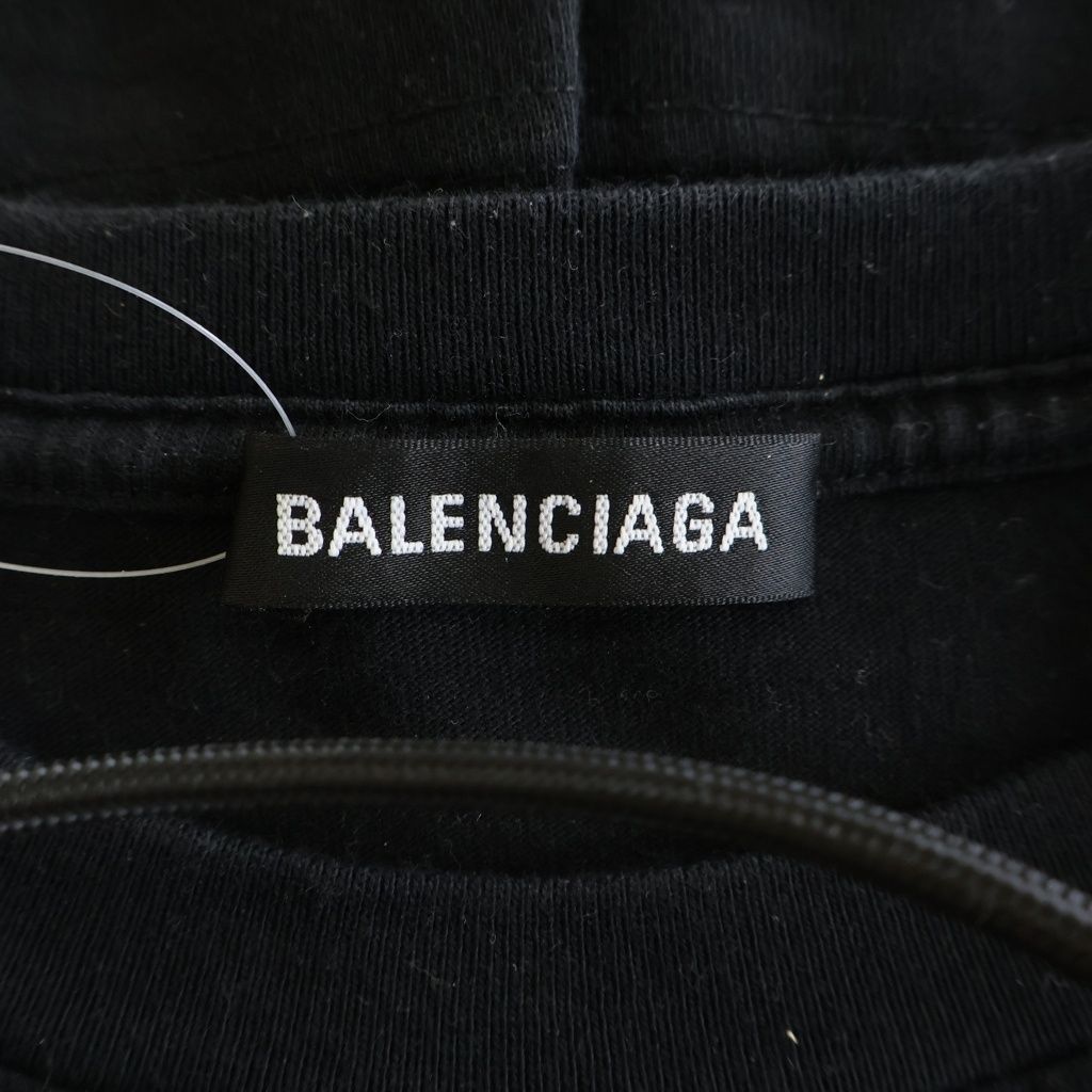 BALENCIAGA (バレンシアガ) フロントロゴプリント 半袖Tシャツ
