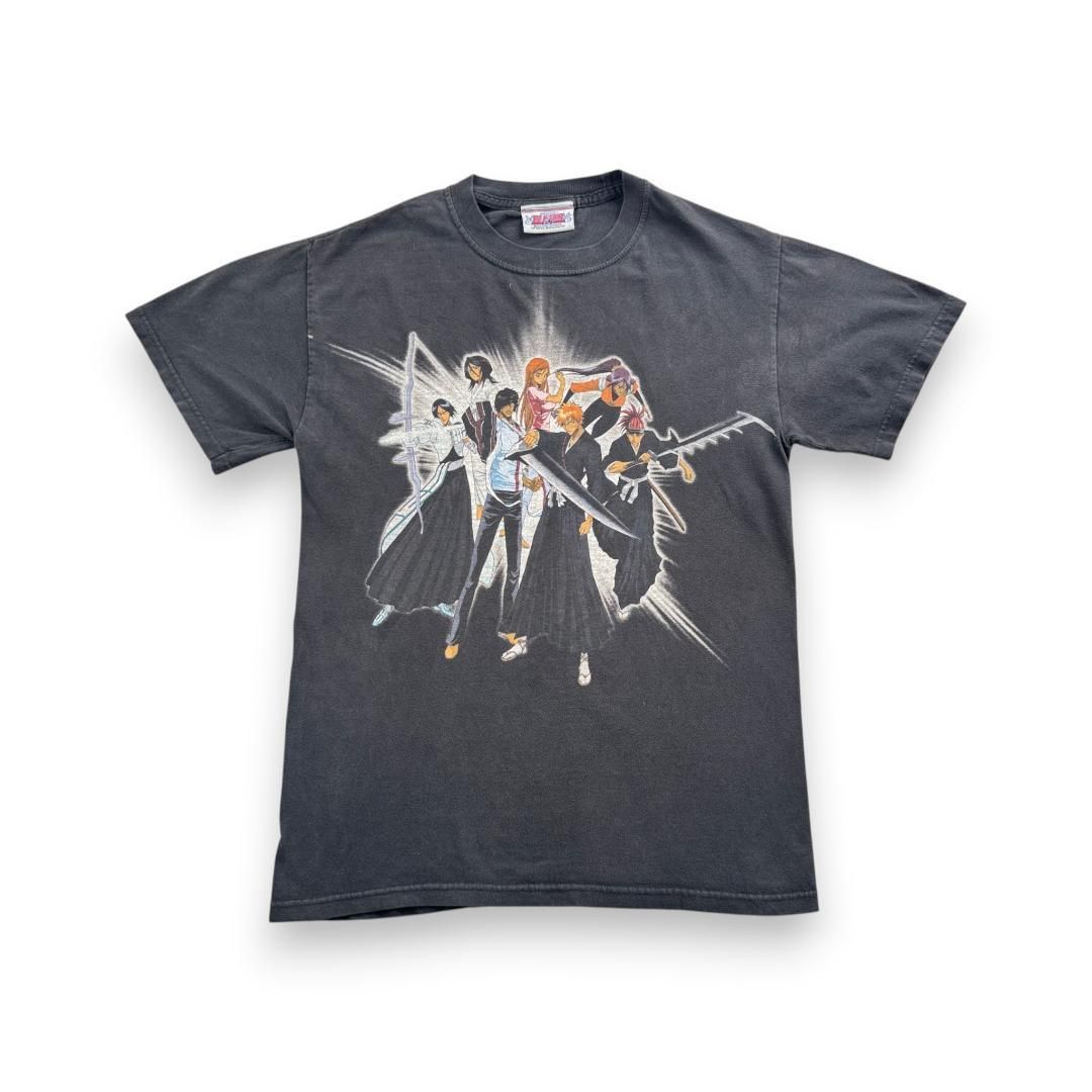 00s BLEACH ブリーチ 集合 ビンテージ Tシャツ 黒 半袖 古着 y2k 公式