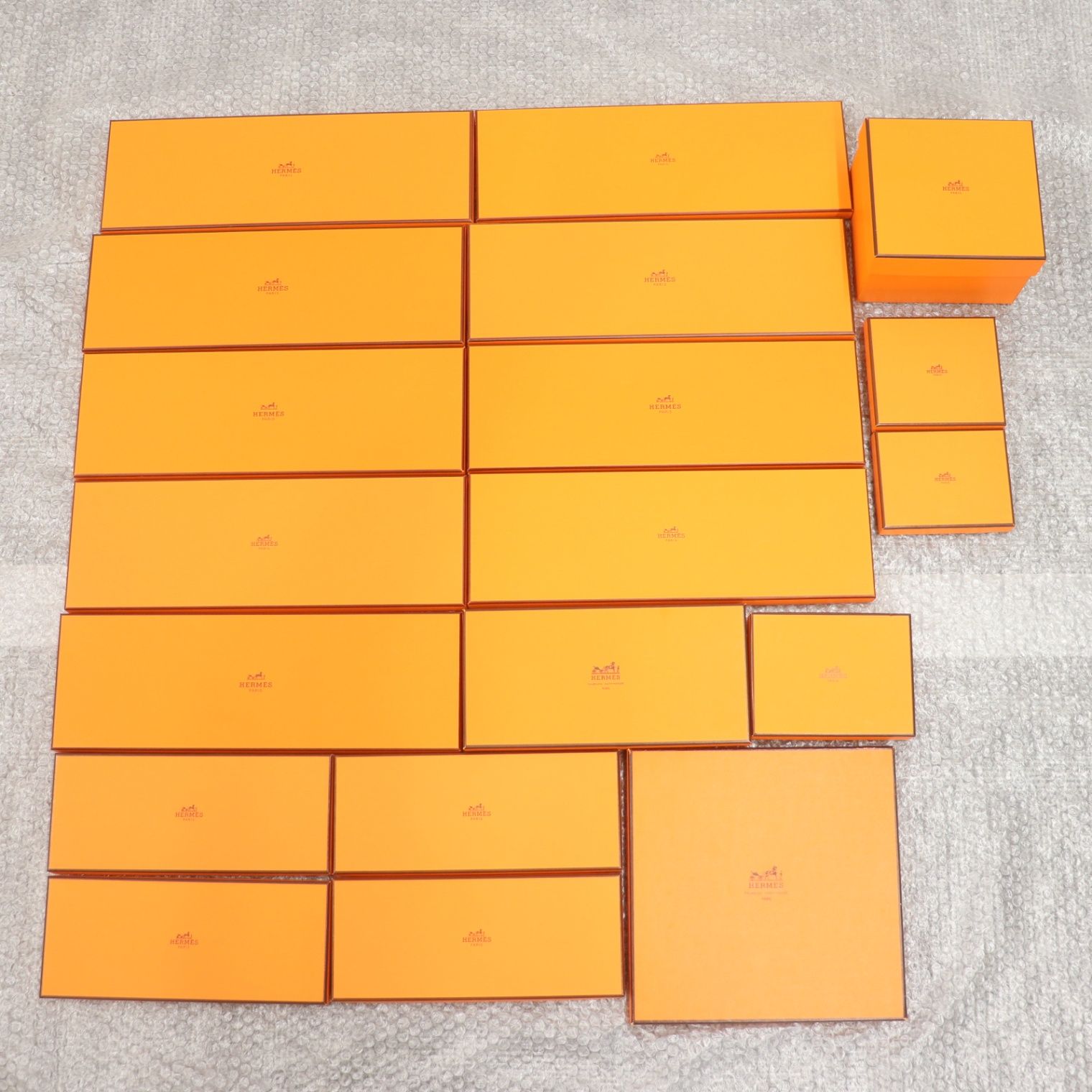 ITPGUXQNQKFM HERMES エルメス BOX ショッパー 純正 紙袋 オレンジ