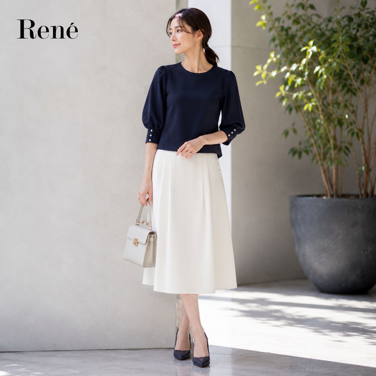 23年商品【新品同様の美しさ】Rene / ルネ カットソー 36 ダーク