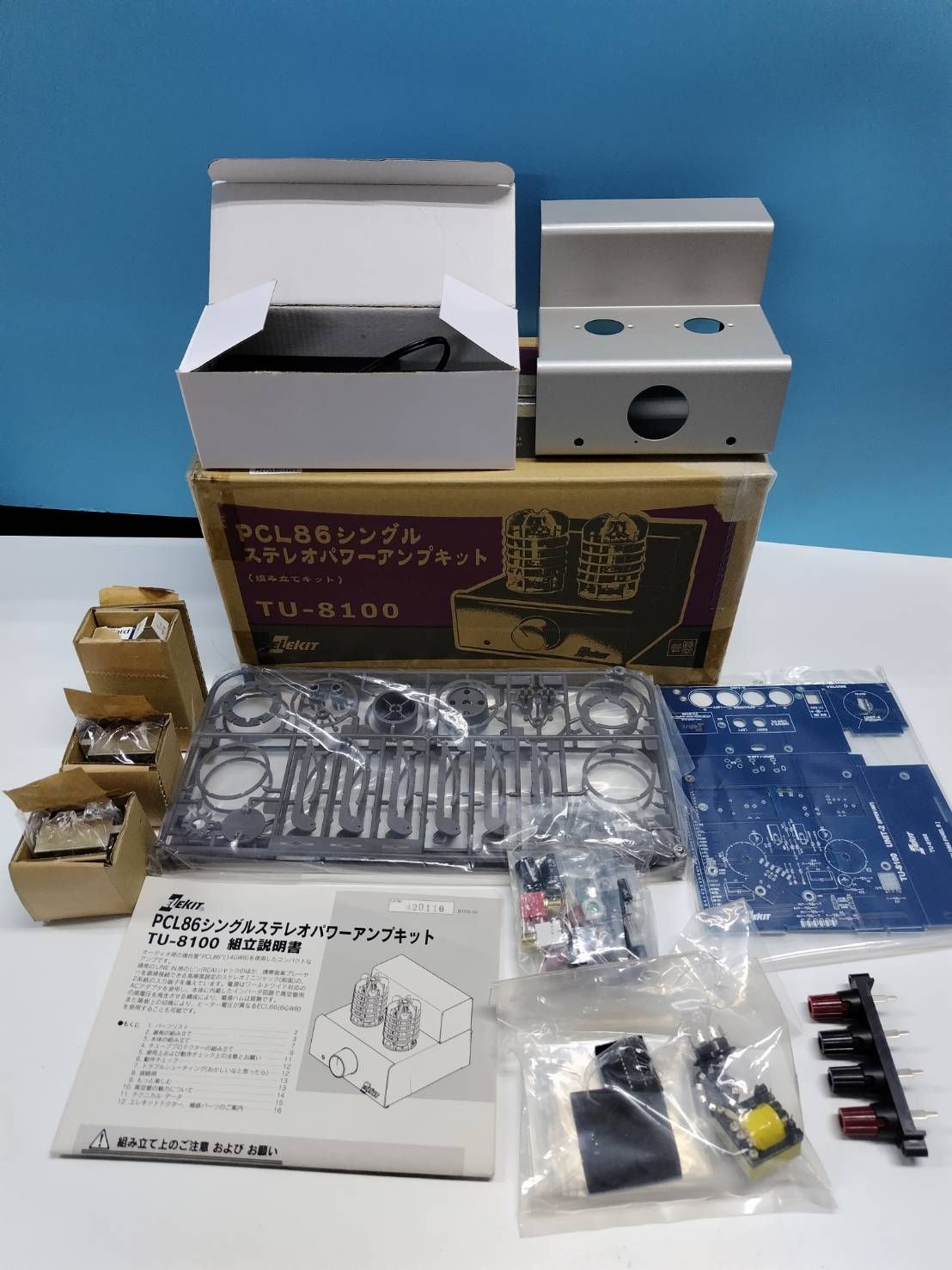 未組立品】エレキット PCL86 シングルステレオパワーアンプキット TU