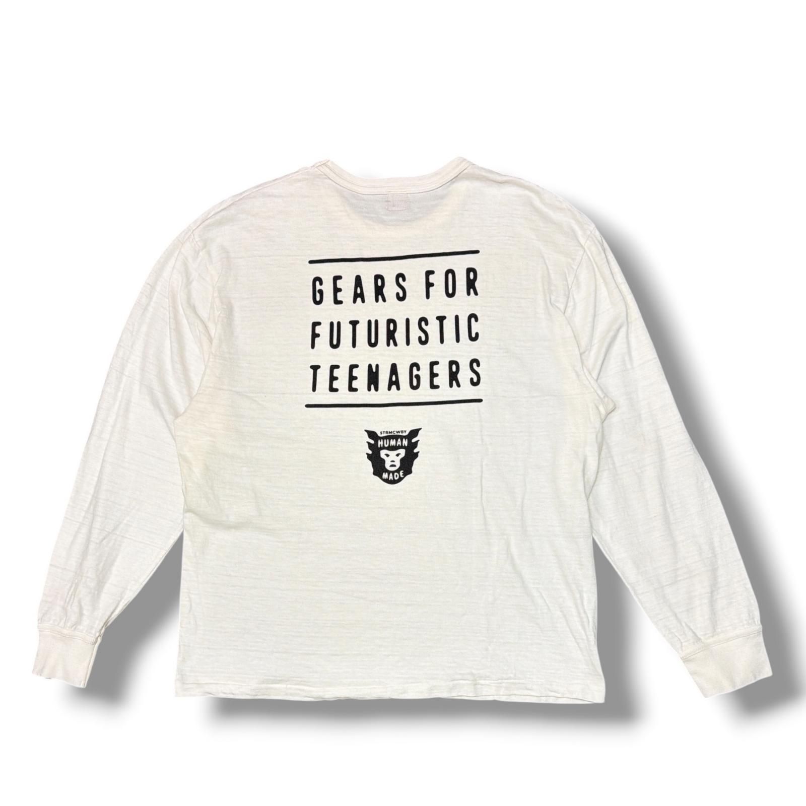 HUMAN MADE ロゴプリントカットソー 長袖Tシャツ ヒューマンメイド