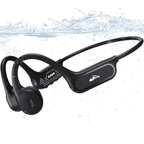 ★新品★骨伝導イヤホン bluetooth 6.1 kemeskin 水泳 IP68完全防水イヤホン 32GBメモリ内蔵 最大8000曲 こつでんどう オープンイヤーヘッドホン 8時間連続再生/通話 マイク付きヘッドセット ランニング サイク 216bf9a8