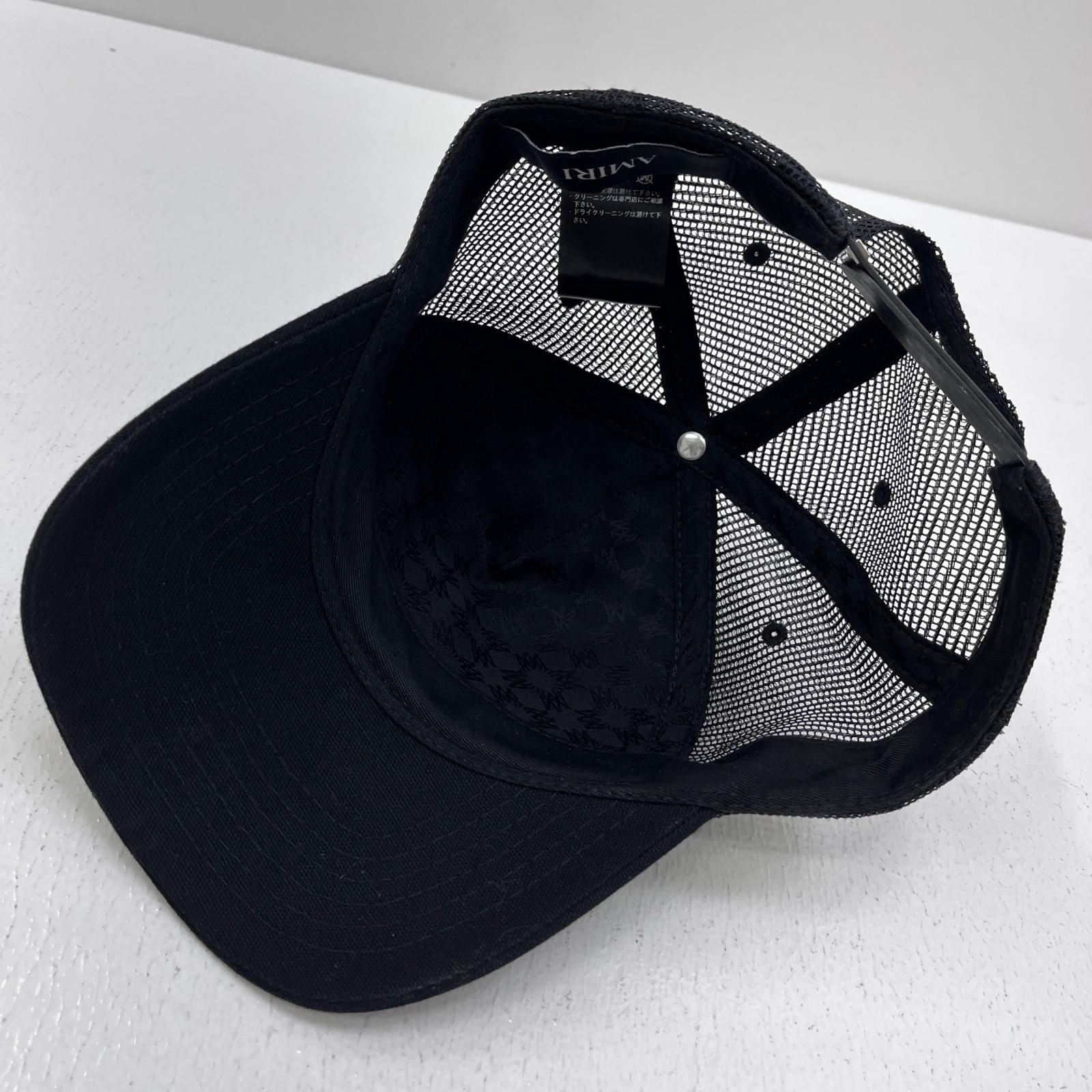 【加古川店】 中古 AMIRI | アミリ キャップ 3 STAR LLIC TRUCKER HAT AMSAHE1030 ブラック 【118】 加古川店】 中古 AMIRI | アミリ キャップ 3 STAR METALLIC TRUCKER