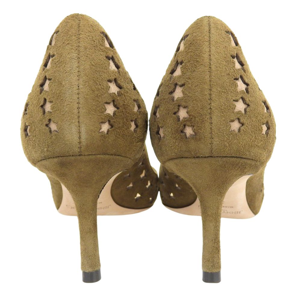 JIMMY CHOO ジミーチュウ スエード ROMY スター パンプス シューズ