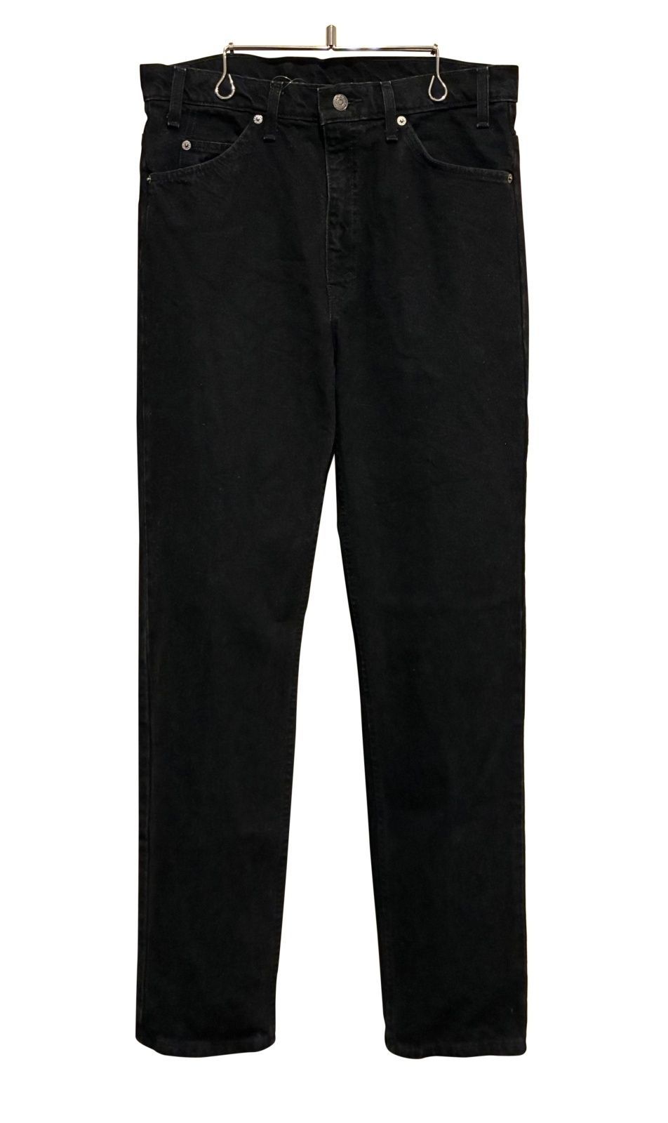 90's【USA製】【ビンテージ】【LEVI'S】【リーバイス５０５】505【黒】【デニムパンツ】ブラックデニム【34×34】FA0806-9 10,350円