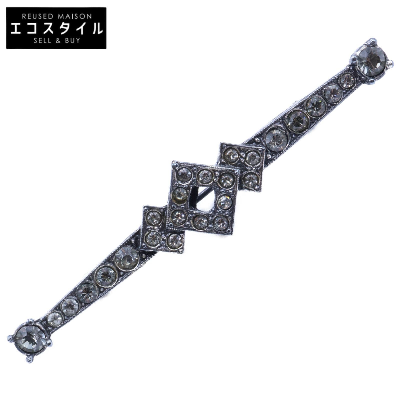 LANVIN ランバン 【美品】AW352HAST0B ラインストーン - メルカリ
