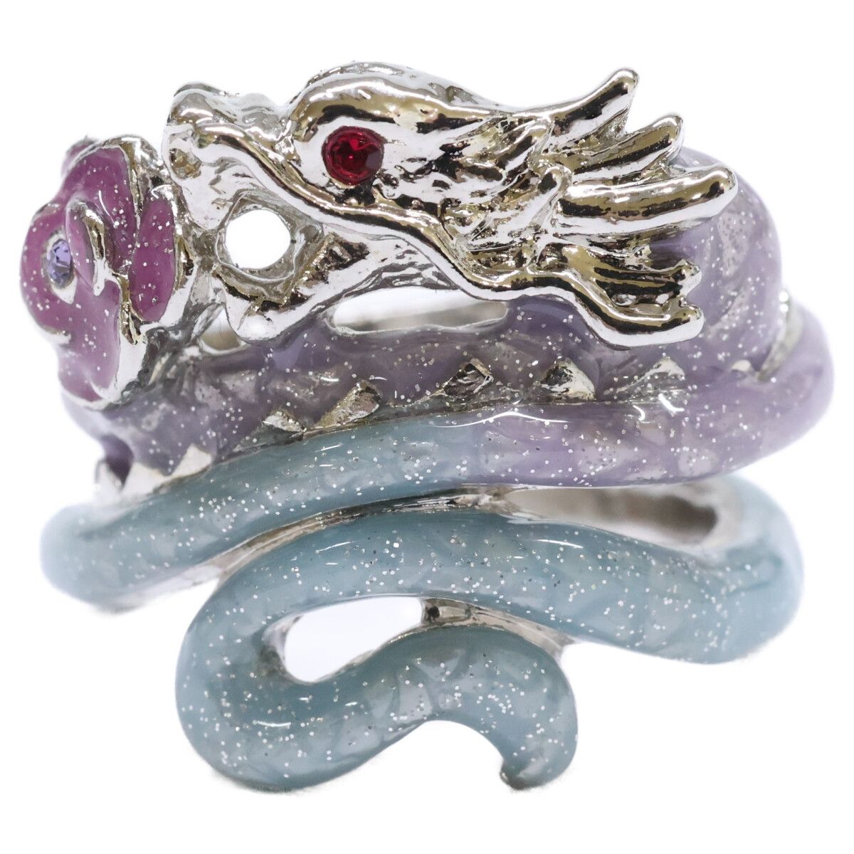 ANNA SUI アナスイ 【美品】SAMR0753 L XV ドラゴンモチーフ 14号