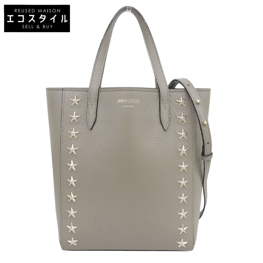 JIMMY CHOO ジミーチュウ ペガシ スタースタッズ レザー 2WAYバッグ 
