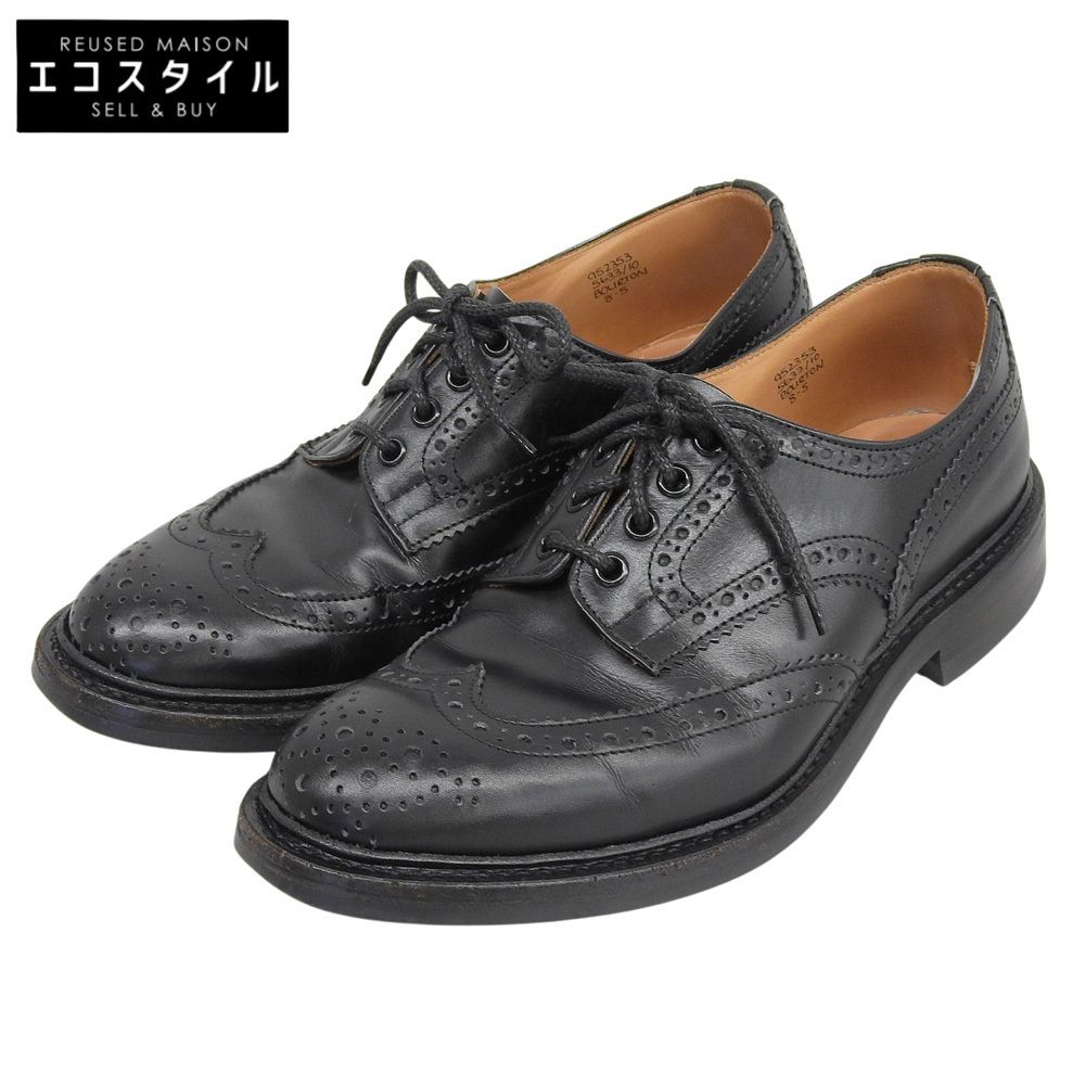 【使用１回(美品)】トリッカーズ バートン ブラック ダイナイトソール Tricker's トリッカーズ BOURTON バートン ダイナイトソール ウィング