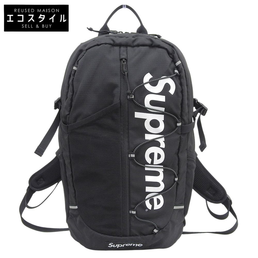 Supreme　シュプリーム　Cordura Ripstop Nylon Backpack リュック デイパック メンズ 黒 ブラック 17SS