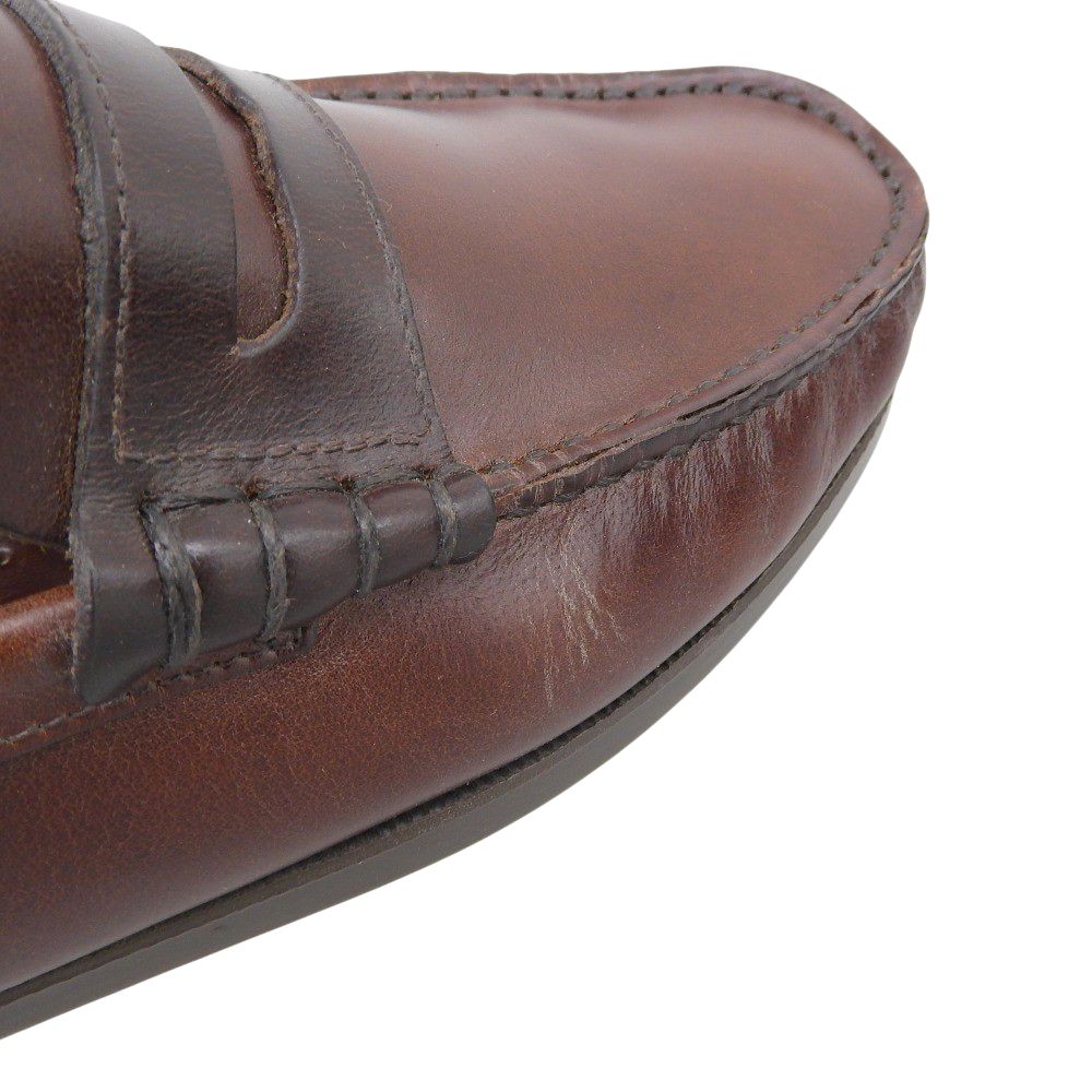 Paraboot　パラブーツ　コロー レザー モカシン コインローファー シューズ メンズ ブラウン 6 1/2　6 1/2