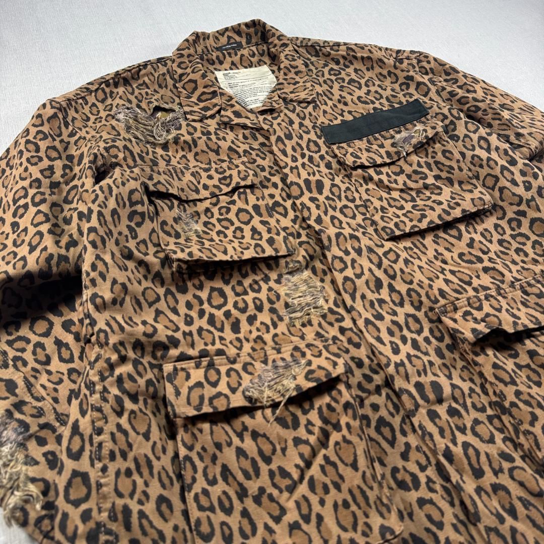 archive アーカイブ R13 レオパード ジャケット Shredded Leopard Abu