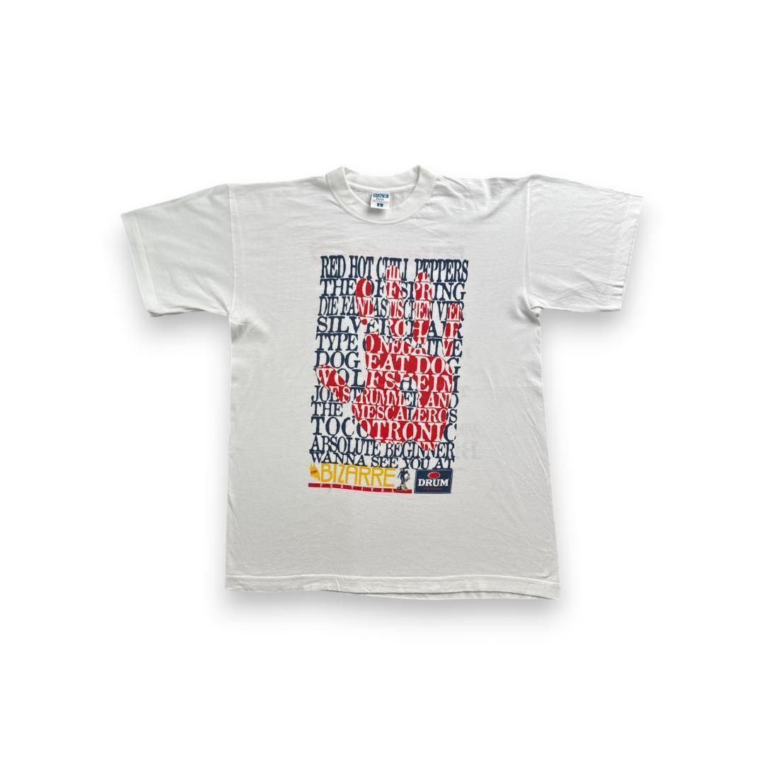 90s レッチリ ビンテージ ツアー Tシャツ 白 1999 バンT L RHCP 半袖