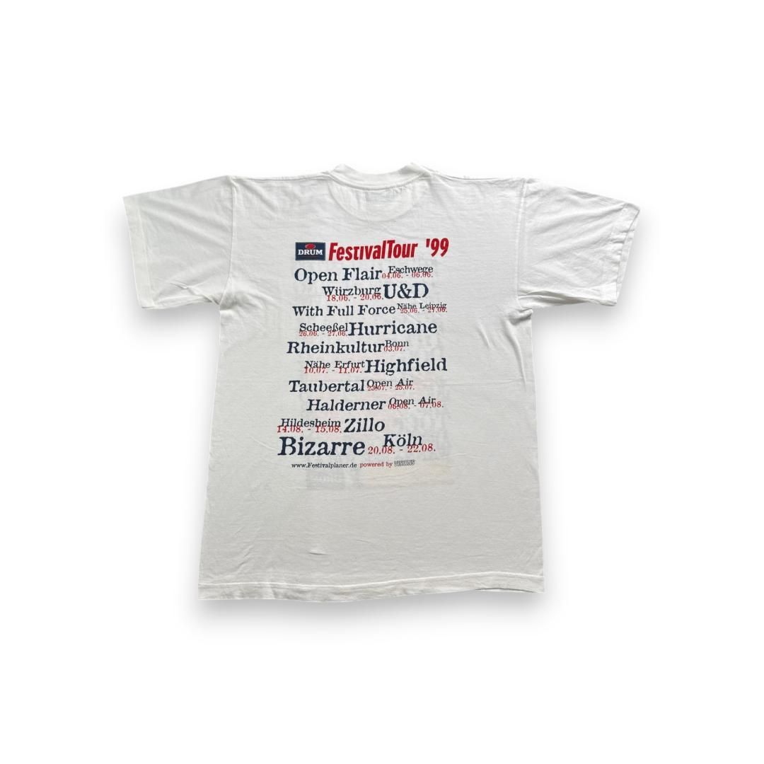 90s レッチリ ビンテージ ツアー Tシャツ 白 1999 バンT L RHCP 半袖