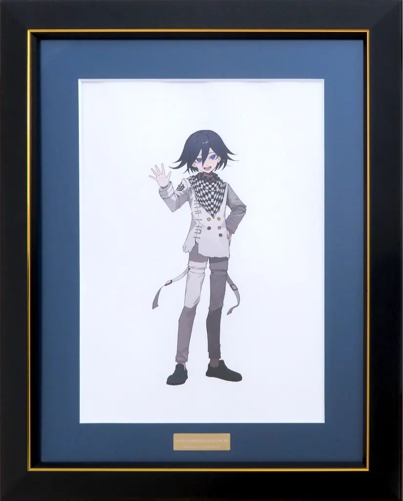 王馬小吉 キャラファイングラフ さくしゃ2 中古】原画イラストボード 描き起こし 王馬小吉 Art by さくしゃ2