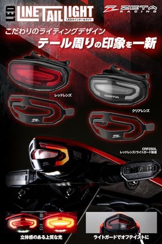 N◇ジータレーシング(ZETA RACING) LED ライン テールライト クリア