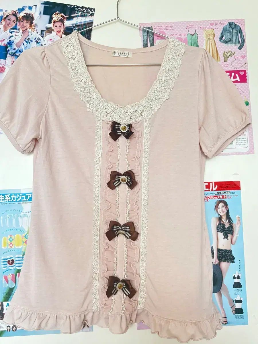アクシーズファム必須アイテム ロギヤル リボン トップス
