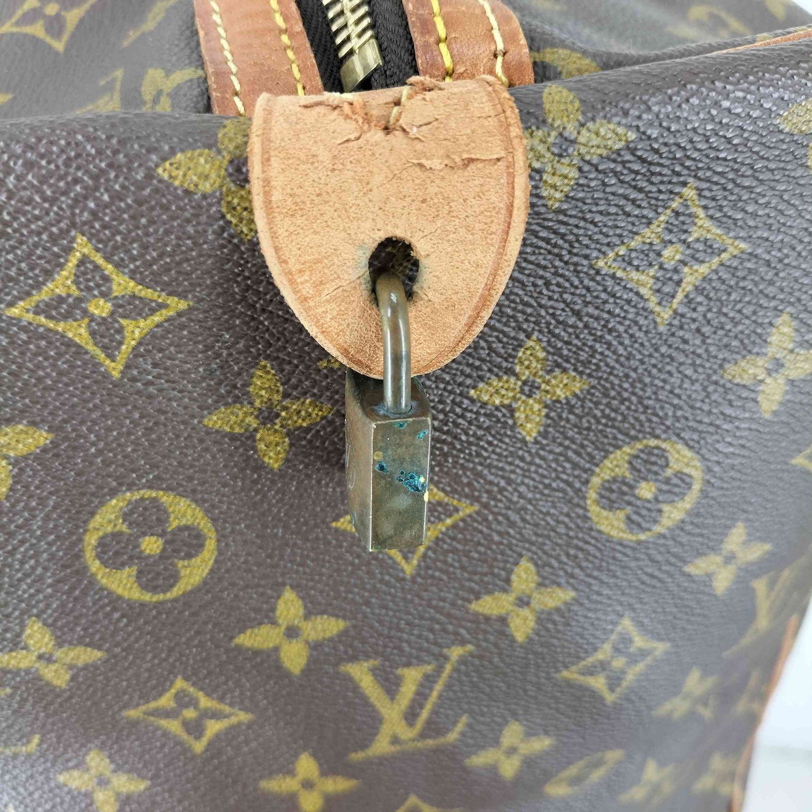 ルイヴィトン LOUIS VUITTON モノグラム サックスプール55 ボストン