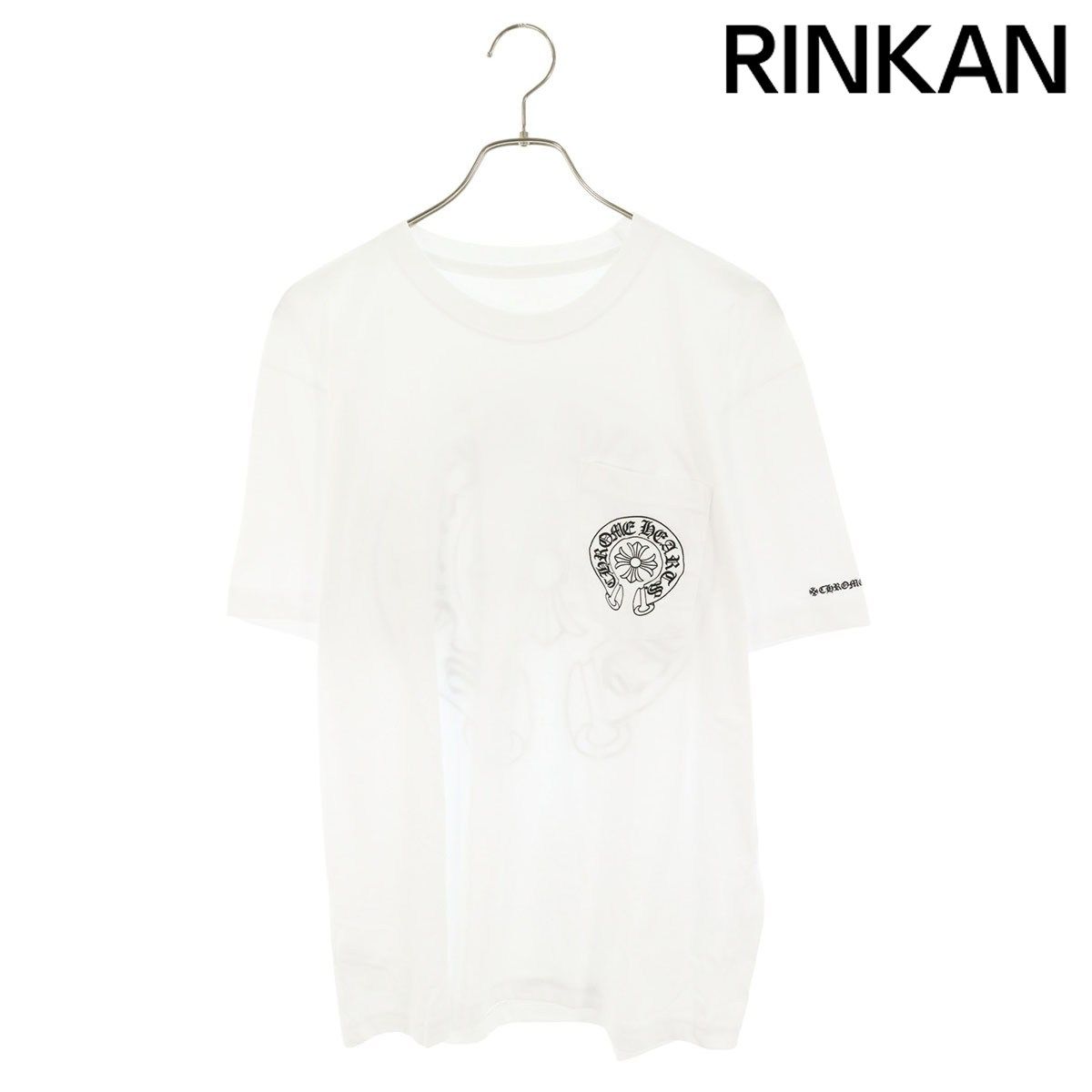 クロムハーツ CH T-SHRT バックホースシュープリントTシャツ メンズ L