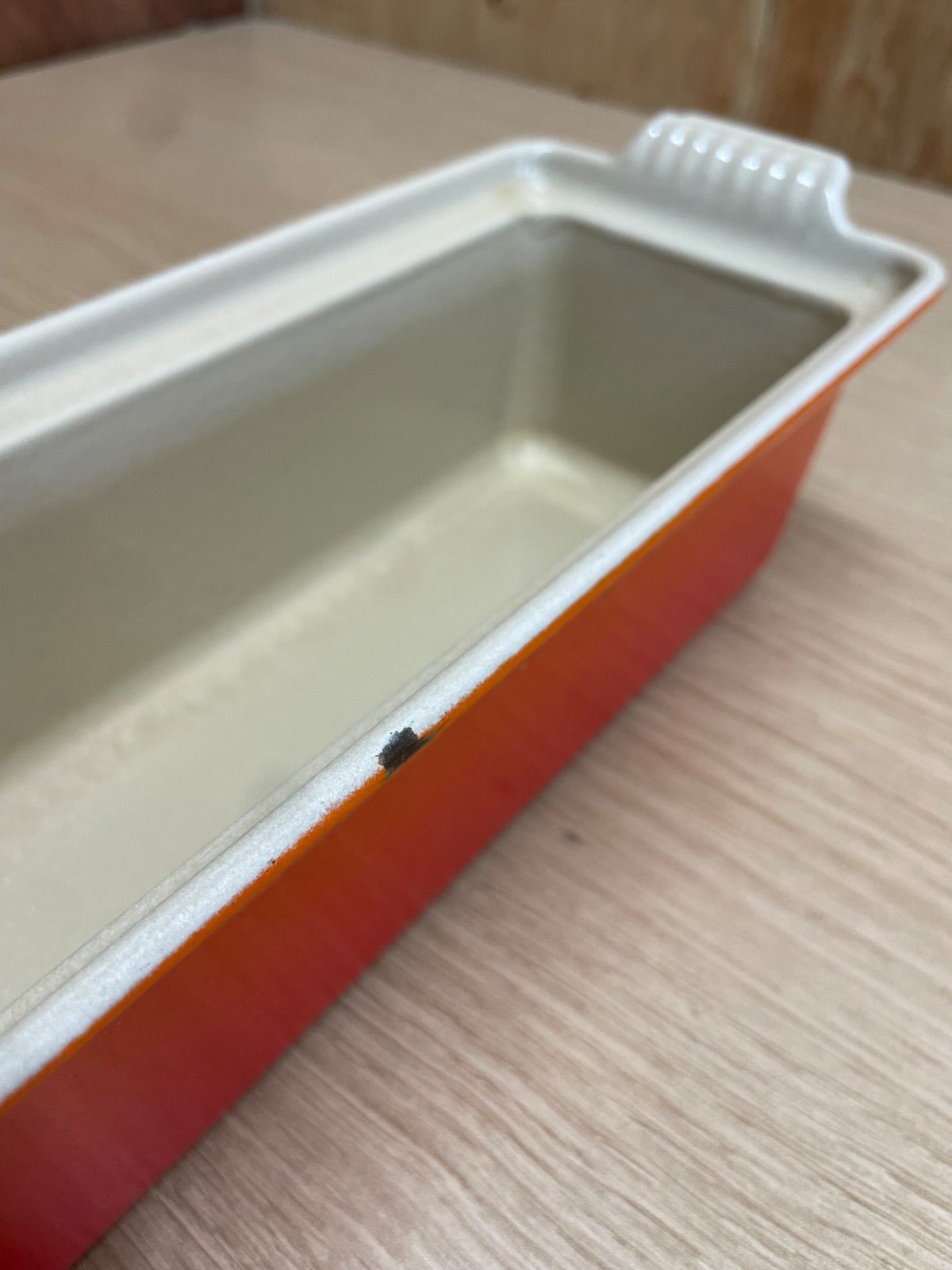 LE CREUSET ル・クルーゼ テリーヌ型 28cm オレンジ 蓋付き 箱無し 2個