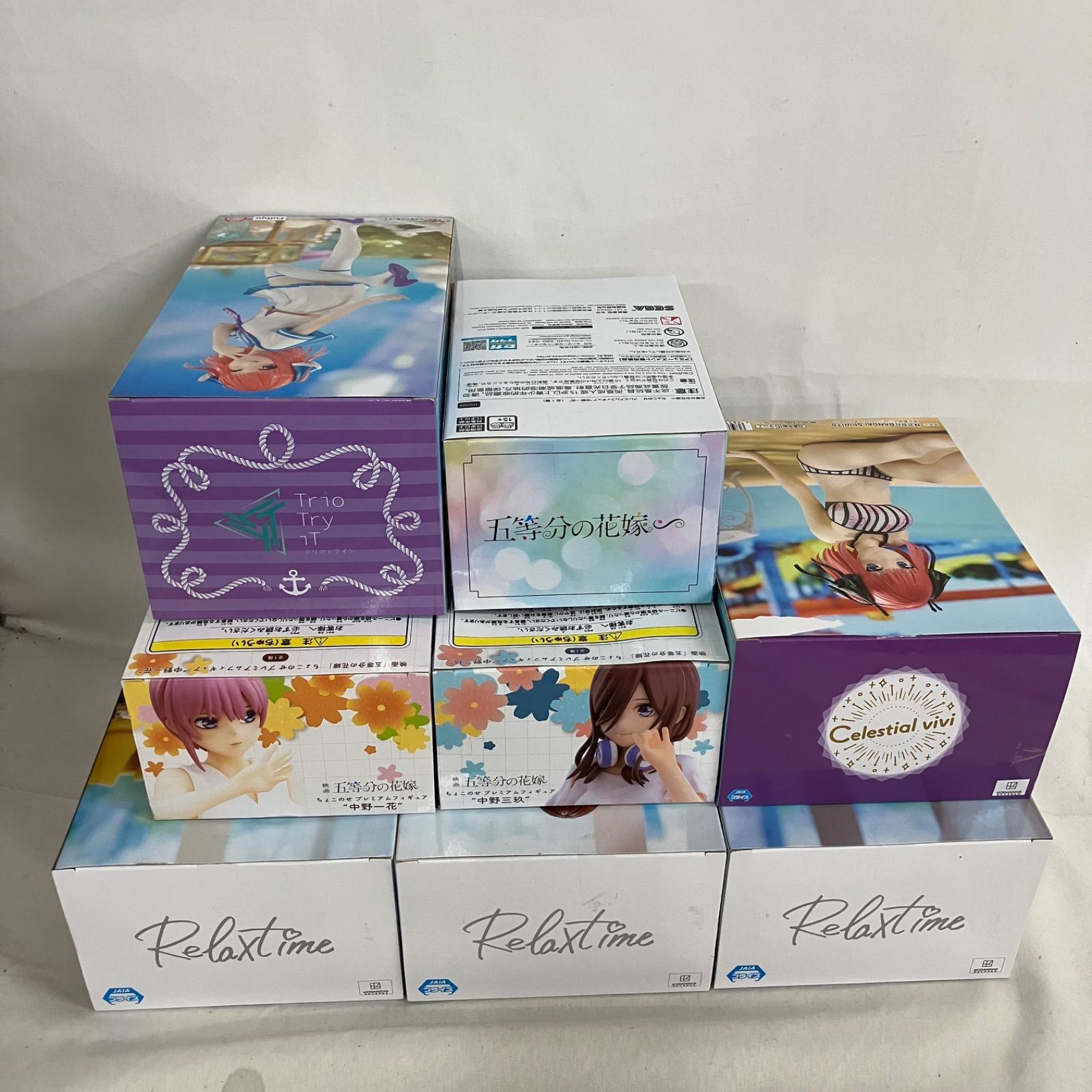 未開封 五等分の花嫁 Relax time 他 中野一花 二乃 三玖 フィギュア 8