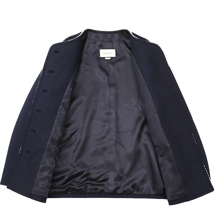 ☆美品☆ GUCCI ウールジャケット 未使用】GUCCI グッチ ジャケット ウール × ナイロン サイズ 40