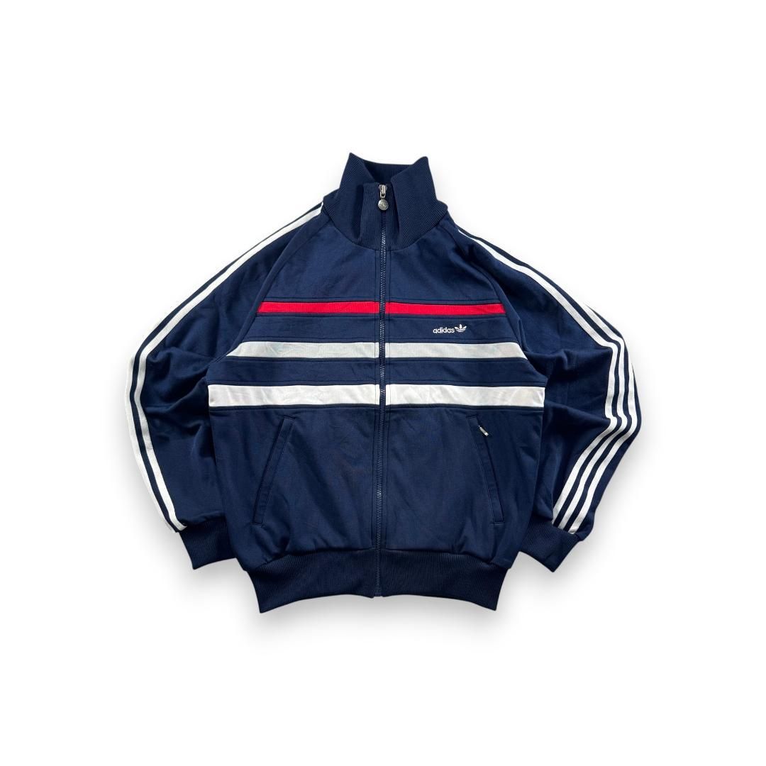 70s adidas アディダス トラックジャケット あのちゃん着用 M ネイビー ジャージ 古着 デサント ja-2603-048 11,096円