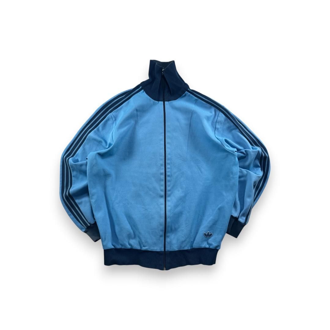 トラックジャケット 70s サイズ6 70s adidas アディダス トラックジャケット 水色 6号 ジャージ 古着