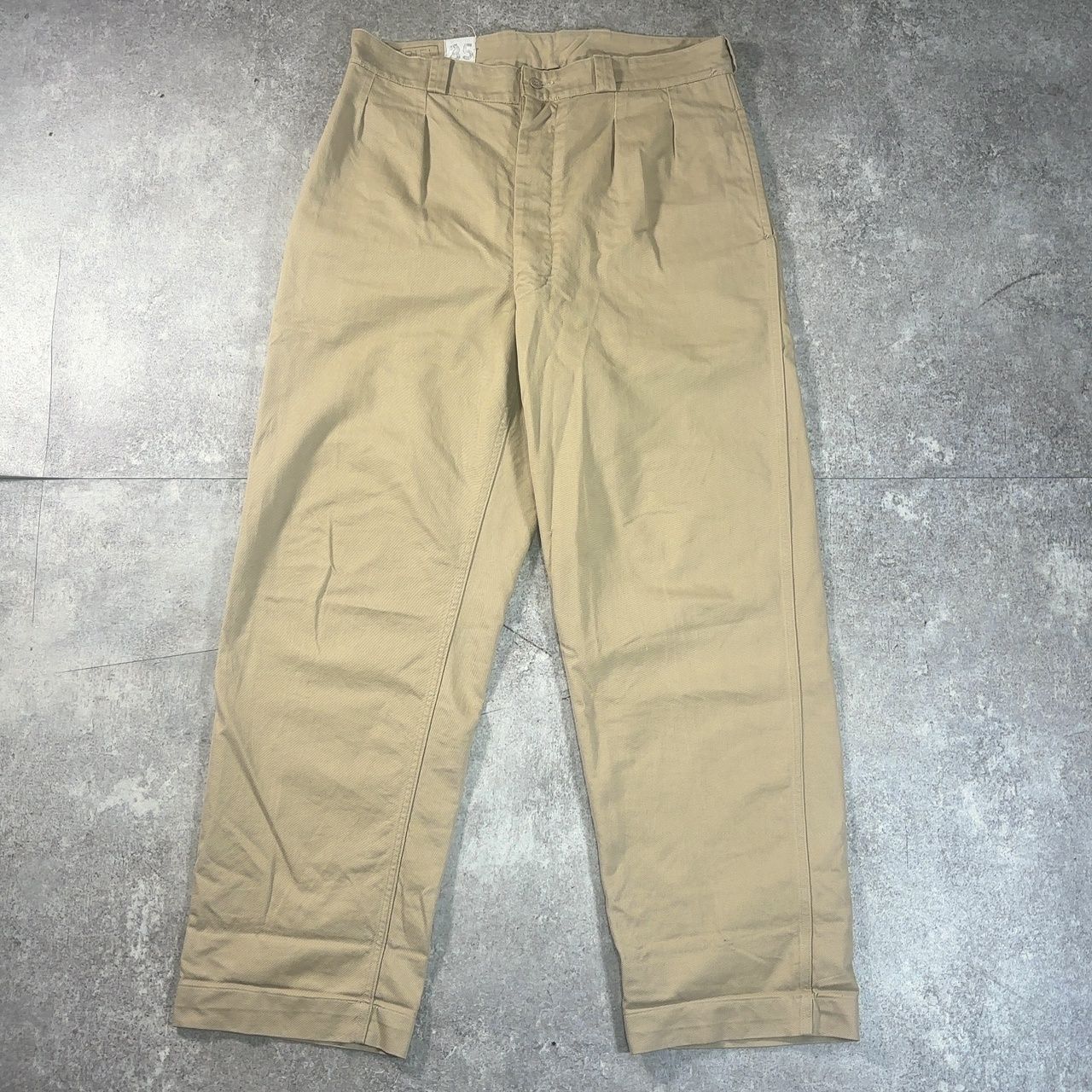50's 60's フレンリアーミーチノトラウザーズ M52 ミリタリーパンツ MILITARY フランス軍 vintage ヴィンテージ W35程 50's 60's フレンリアーミーチノトラウザーズ M52 ミリタリーパンツ