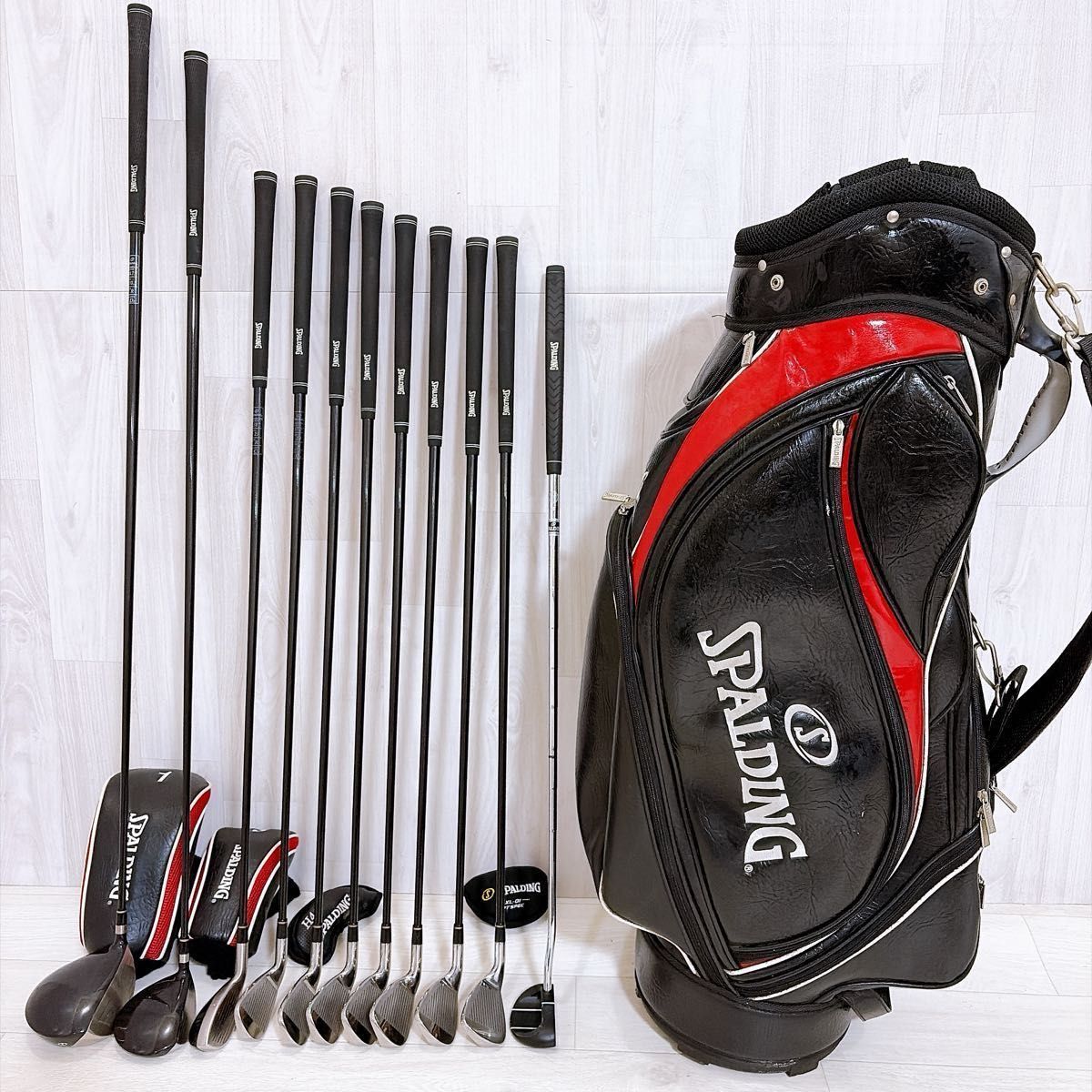 SPALDING スポルディング メンズゴルフセット 11本 フレックスR 初心者