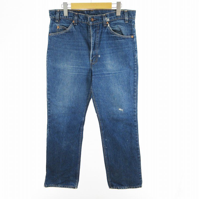 リーバイス Levi's 90s USA製 W34 517 517−0217 裏575刻印 デニムパンツ ジーンズ Gパン オレンジタブ インディゴ ブルー ヴィンテージ オールド ボトムス