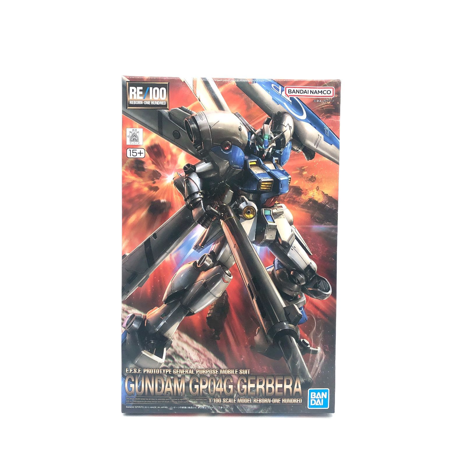 RE/100 003 ガンダム0083 STARDUST MEMORY ガンダム試作4号機 ガーベラ 未開封・未組立 訳あり 角潰れ