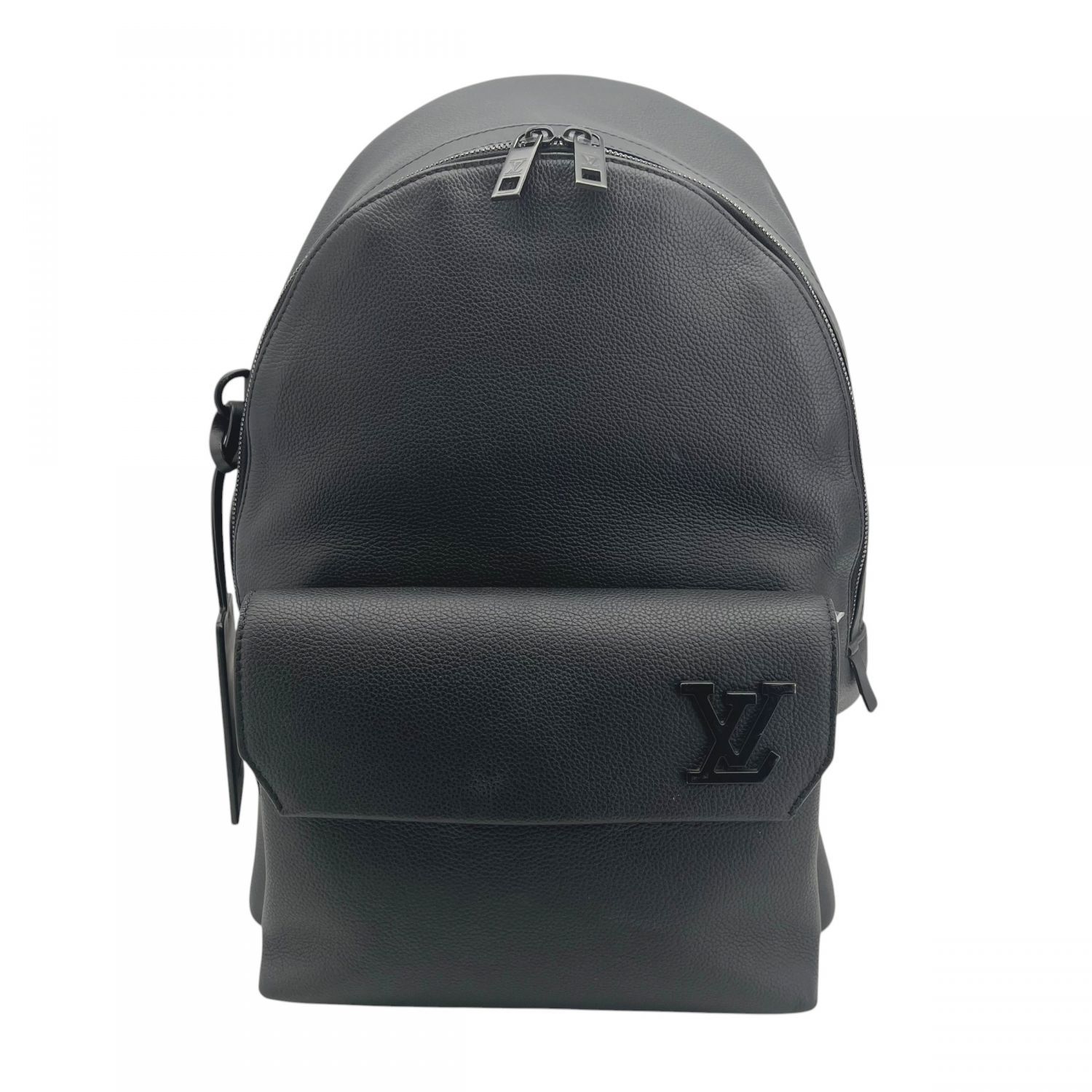 【中古】 LOUIS VUITTON ルイ・ヴィトン LVアエログラム テイクオフ バックパック・リュック レザー ノワール ブラックメンズ 26000569 SA