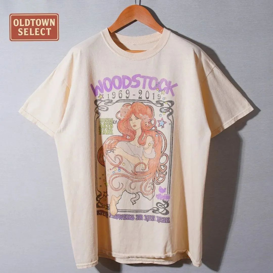 未使用 オリジナル・ラブ 踊る太陽ツアー Tシャツ　デッドストック ヴィンテージ ウッドストック フェスティバル Woodstock Music & Art Fair Tシャツ L