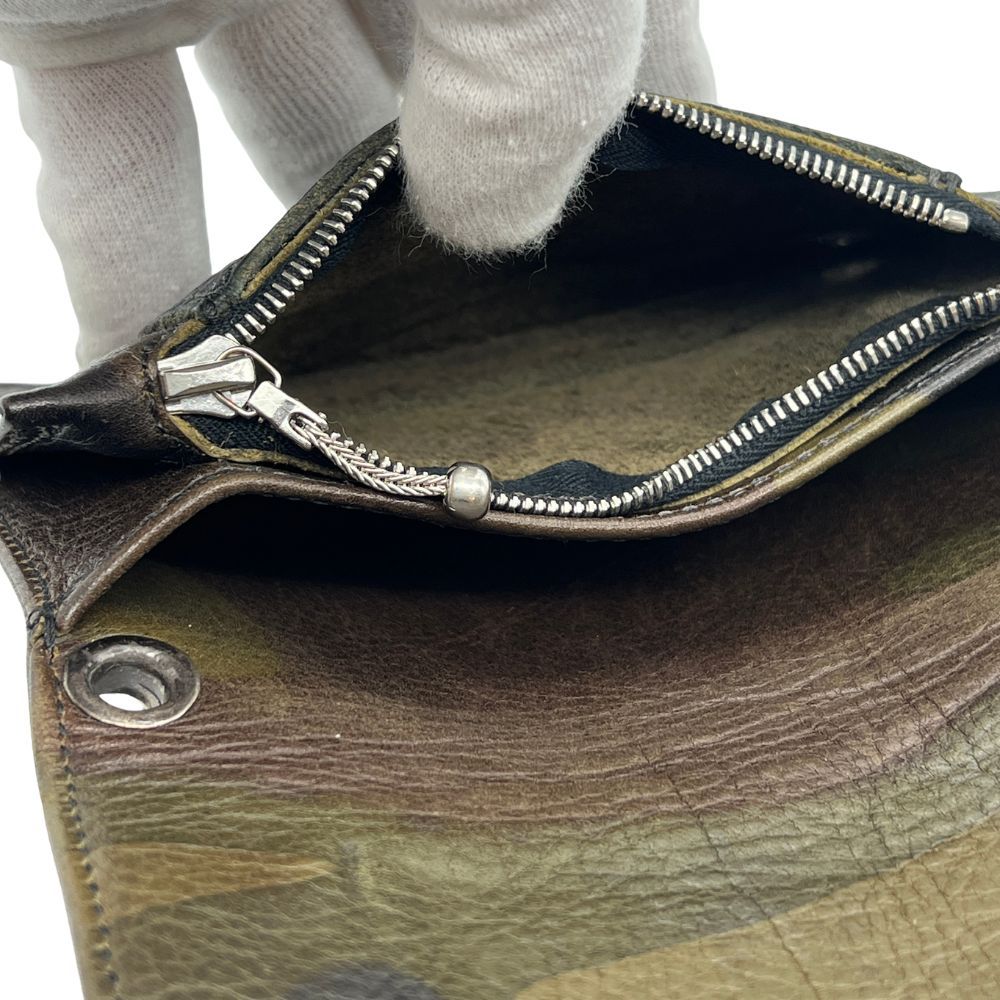 CHROME HEARTS クロムハーツ WALLET 1 ZIP /TANK CAMO LTHクロスボール